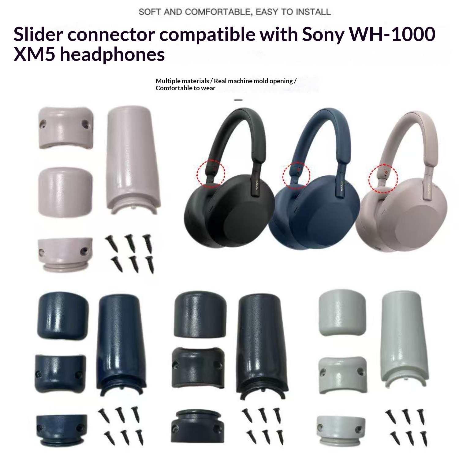 Sony Headphone Wh-1000Xm5 - Replacement Headband Hinge Side Arm Repair