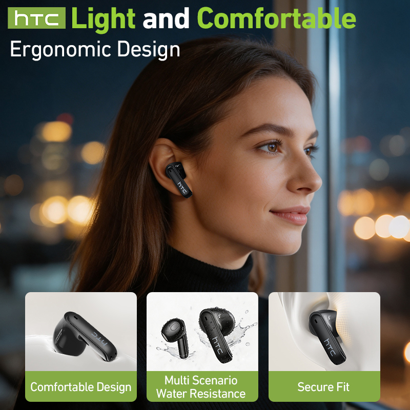 HTC NE94 Gaming TWS Earphones  - đánh giá và giá Wireless Earbuds Tws
