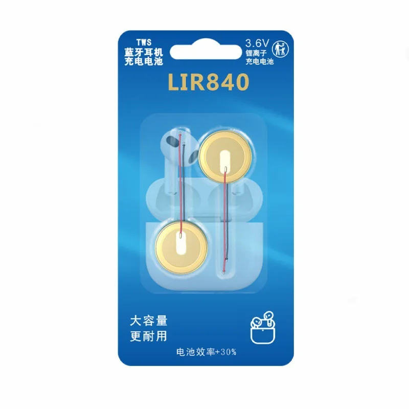 3.6V 18mAh LIR840 Steel Shell  - đánh giá và giá Wireless Earbuds Tws