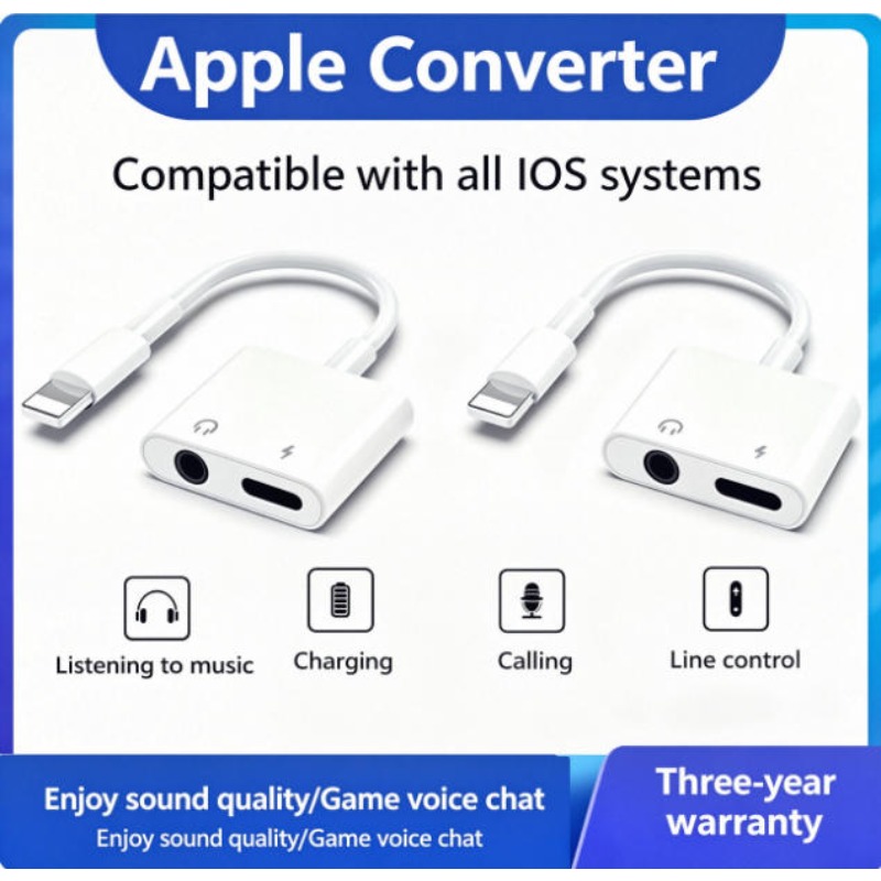 Audio Adapter For iPhone 14 13 - đánh giá và giá Earphone Splitter Jack