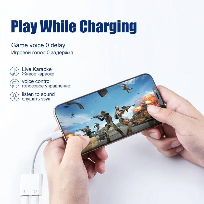 Audio Adapter For iPhone 14 13 - đánh giá và giá Earphone Splitter Jack